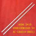 2PCS/SET of TCL Led Tv Backlight Strips for 40S6500 40D6 40HR330M10A0. 
