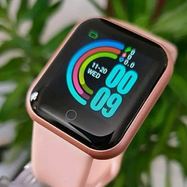 D20 Smart Watch Bluetooth Fitness Tracker & Step Heart Rate Blood ...
