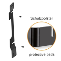 Floating Style Mounting Bracket Speaker Stand Ray Soundbar Mount Wall Under TV. 