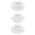 3 Piece Lips Resin Mold 3D Phone Holder Phone Stand Molds Resin Art Molds Ornament Silicone UV Epoxy Casting Molds A. 