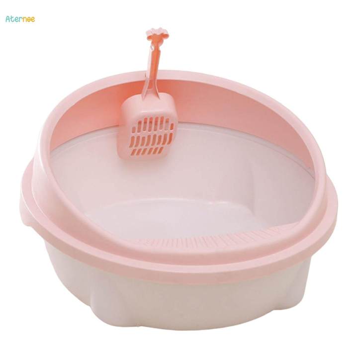 Cat%20Litter%20Box%20with%20High%20Side%20Comfortable%20with%20Easy%20to%20Clean,%20No%20Odor%20Sturdy%20Cat%20Sandbox%20Semi%20Enclosed%20Cat%20Toilet%20for%20Cats%20Indoor%20Cats%20-%20Image%204