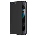 Huawei P10 Plus Matte Black Soft Silicon Back Cover Case. 