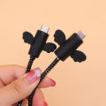 For Apple Iphone 18/20W Power Adapter Case Cute Cartoon Charger Case Cover for Iphone 14 13 12 Anti-break Data Cable Protectors. 