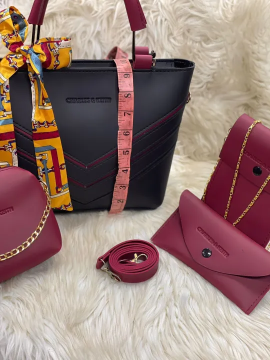 Beautiful%20High%20Quality%20Cynthetic%20Leather%204%20piece%20Set%20With%20Long%20Belt%20-%20Image%203