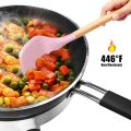 12 Pcs Silicone Cooking Utensils Kitchen Utensil Set Heat Resistant Non-Toxic BPA Free Spatula Set with Turner Tongs,Spoon,Brush,Whisk-Wooden Handles Kitchen Gadgets Tools Set for Nonstick Cookware. 
