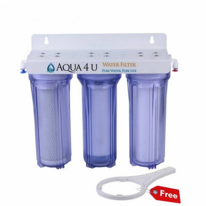 Triple Water Filter, Three Stage Water Purification System