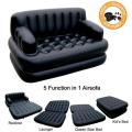 5 in 1 Air Sofa Bed with Pump Lounge Couch Mattress Inflatable (3 Seater). 