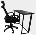 Smart Portable Folding Study Table Office Workstation Multipurpose Table 36x16 Inches Metal Frame MDF Top Foldable Laptop Table. 