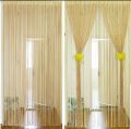 Golden Bead Curtain Tassel Beads Sparkle String Net 2 Color Curtain Door Fly Screen Windows Door Divider Hot Sale Door Window Screens Home Textile. 