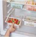 NA Fridge organizer basket Stretchable "ElasticEase: The Singular Stretchable Fridge Basket". 
