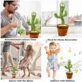 Cactus Plush Funny Electronic Shaking Cactus Singing Dancing Cactus Twisting Cactus Cute Plush Toy Education Toy Plush Toy with 120 Songs for Home Decoration and Children Playing Birthday Gift Kids Toy ( Battery Operated ). 