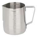 Milk Jug 350ml Stainless Steel Milk Cup Frothing Pitcher for Making Latte Coffee. 