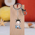 Cartoon Keychain Anime Nezha Figures Acrylic Keys Ring Accessories Key Chain Toy CHAINI. 