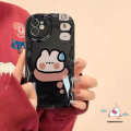 Cartoon Cute Rabbit Phone Case Compatible for IPhone 7Plus 11 13 12 15 14 Pro Max XR 7 15 6 8 6S Plus XS MAX X SE 2020 Lovely Rabbit 3D Wavy Curved Edge Soft Back Cover. 