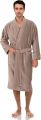 Men Bathrobe 100% Cotton - Solid Dressing Gown Sleepwear - Solid Towel - Premium and Luxury Cotton. 
