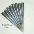 Pack of 3 - Bridal Mehndi Cone | Henna Cones | Mehndi Cone | Dark Redish Mehron Color. 