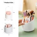 360° Degree Rotating Makeup Brush Holder with Dustproof Lid | Cosmetic Brush Case | Countertop Brushes Holder | / jewellery organizer box / makeup organizer. 