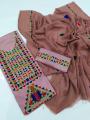 Pashka Balochi Style Embroidery 3 Piece Suit for Women & Girls. 