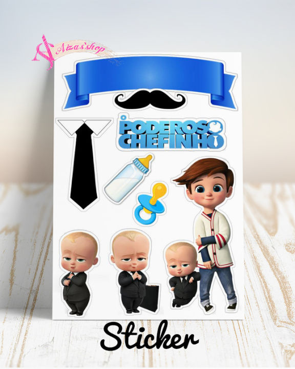 Boss Baby Uncut stickers