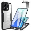360 Full Body Screen Protector Transparent Case For Redmi Note 13 12 11 10 9 Pro 12s 11s 10s 10C 12C 13C Shockproof Phone Cover. 