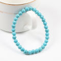 Classic 6/8/10mm Natural Stone Beads Bracelet Blue Beaded Strand Bracelets Charm Women Yoga Paryer Jewelry Homme Pulseras. 