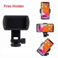 Desktop Tripod Stand, Mini Foldable 360° Adjustable Desktop Tripod Stand with Mobile Holder, K555 Tripod Desktop Holder and Stabilizer for Mobile Phones and Microphones, Desk Tripod for Podcast or Live Sessions. 