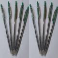 Clipper Ball Pen Green Art # BPCLF (10 Pcs / 1 Pkt). 