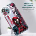 Case Cover For OPPO A78 A58 4G A98 5G A17 Reno 7Z 8Z 6Z 5Z 5 6 Pro 5G 8T 4G F11 F9 F7 F5 A37 Reno7 Z Phone Casing Soft Clear TPU Spider-Man Eyes Shockproof Full Protection Cartoon INS Korean Protection Camera Protective Back Cover. 