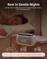 EZVALO (CSD01) Alarm Clock with Wireless Charging,Multifunctional Alarm Digital Clock with Bluetooth Speaker,Dimmable LED Display with 9V&2A USB & USB C PD Fast Charging Port,Clock Radio, Halo Night Light for Bedroom,Aesthetic Bedside Alarm Clock. 