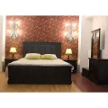 Golden Oak Weeding Package - Bedroom Furniture (1 x King Size Bed + 2 x Side Tables + 1 x Dressing Table + 1 X Mirror). 