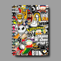 Graffiti Art Spiral Notebook - 7754. 