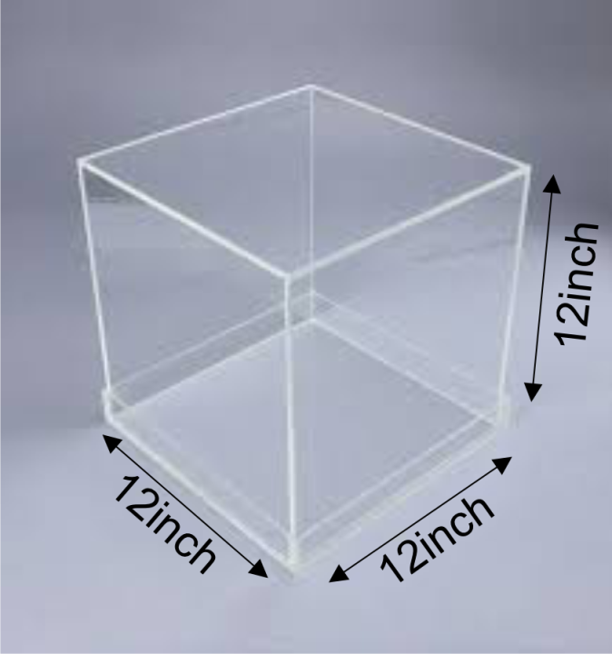 Acrylic gift Box 12x12x12 Inch