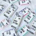 Hot Air ticket travel New York Los Anes Phone Case for iphone 7 8 SE2 11 12 13 Pro x xs max xr National Entry Permit Cover. 