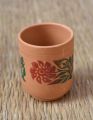 2Pes(mitti ka glass) Clay Glass, Traditional unglazed Terracotta glasses(390 ml). 