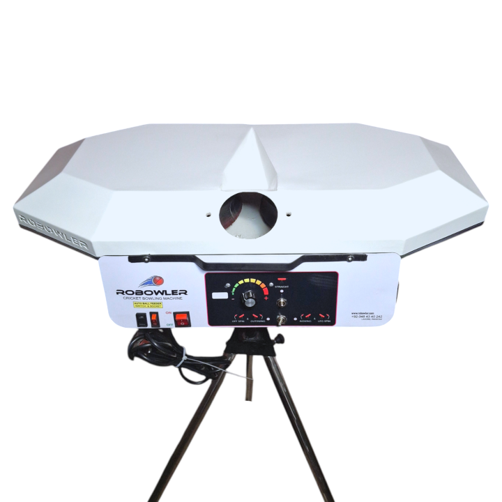 ROBOWLER%20Leather%20Baller%20Bowling%20Machine%20%7C%20World's%201st%20Digital%20Leather%20Ball%20Cricket%20Bowling%20Machine%20%7C%20170kph%20Speed%20%7C%20Swing,%20Bouncer,%20Yorker%20%7C%20Spin%20Delivery%20%7C%20Indoor%20&%20Outdoor%20%7C%20Battery/UPS%20Support%20%7C%202-Year%20Warranty%20%7C%20Automatic%20Feeder%20%7C%20Portable%20-%20Image%203