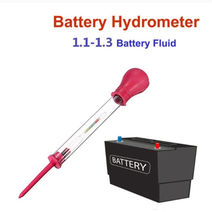 Imported Quality Battery Hydrometer Electrolyte Battery Hydrometer Fast Dectection Electro Hydraulic Density Meter Testing Acid Tool Car Repairing Tool
