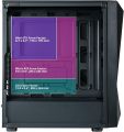 Cooler Master CMP 520 ARGB ATX PC Case 3 Fans Included Mid-Tower Asymmetrical Crystal Front Panel Design, Mesh Front Panel, Tempered Glass Panel. 