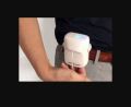 LIFE+GUARD WEARABLE TOUCHLESS HAND SANITIZER DISPENSER. Automatic sensor operation. Refillable with any hand sanitizer gel. Belt and lanyard mounts included.. 