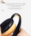 Professional Beauty Blender makeup foundation brush, Oval Brush, Oval Brush with beauty blender, Foundation brush, Foundation blending brush, Beauty blender, Professional Oval Loose Powder Toothbrush shaped Foundation Makeup Brush with FREE Beauty Blender. 