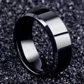 Fashion Charm Jewelry ring men stainless steel Black Rings For Women. 