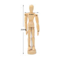 (New)Wooden Mannequin Hand Drawing ketch Mannequin Model Wooden Manikin Artit Model. 