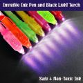 Magic Invisible Pen with UV Light - Cheating Pen Delight. 