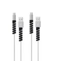 Charging Cable Protector Cable Management Organizer for iPhone iPad MacBook Tablet Charger Cord,Android Cell Phone Xiaomi Samsung Huawei Mobile Accessories. 