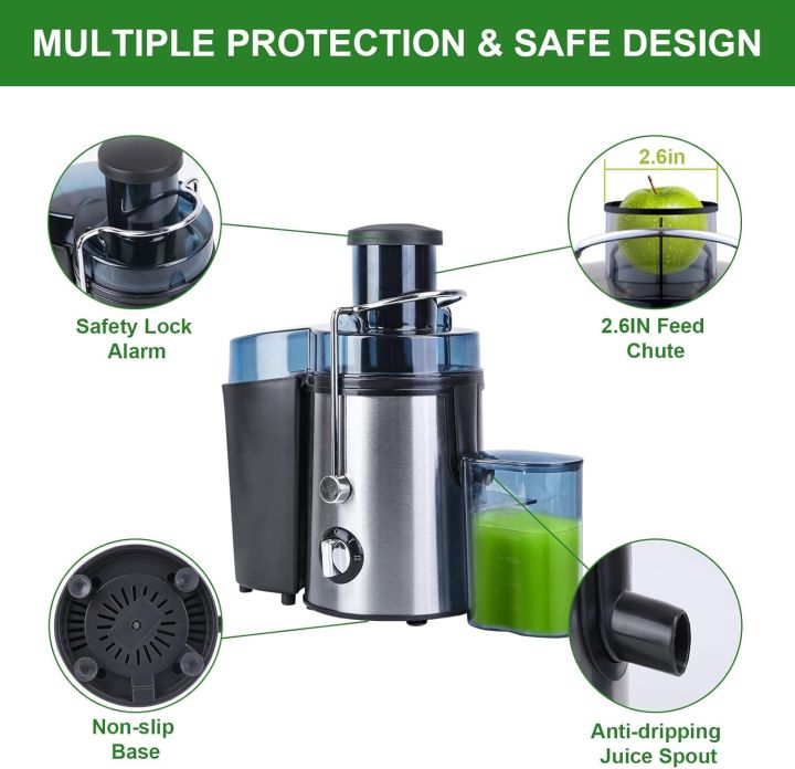 Fresh%20Juice%20Extractor%20Machine%201000W%20Centrifugal%20Dual%20Speed%20BPA-Free%20,%20Silver%20Crest%20-%20Image%203