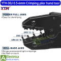 YTH YH-30J Insulated Wire Terminals Connectors Ratcheting Crimper 20-10AWG(0.5-6mm²) by Electrica. 