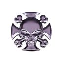 Iron Cross Skull Brooch Skull Shield Insignia Rock Steam Punk Accessories Fashion Jewelry for Friends Backpack Shirt Accessories. 