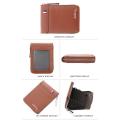 【Ready Stock】Cod✔ Baellerry Men'S Wallet Fashion Zipper Purse Small Short Credit Card Holder For Male Vintage Mini Man Purse With Coin Pocket K9105. 