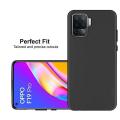Oppo F19 Pro MATTE BLACK SOFT SILICON FLEXIBLE TPU CASE SLIM  BACK COVER. 
