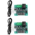 2pcs W1209 12V DC Digital Temperature Controller Board Micro Digital Thermostate. 