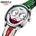 Russian Clown Men's Watch European and American Fashion & Trend Quartz Wrist Watch NIBOSI Brand Factory Wholesale. 